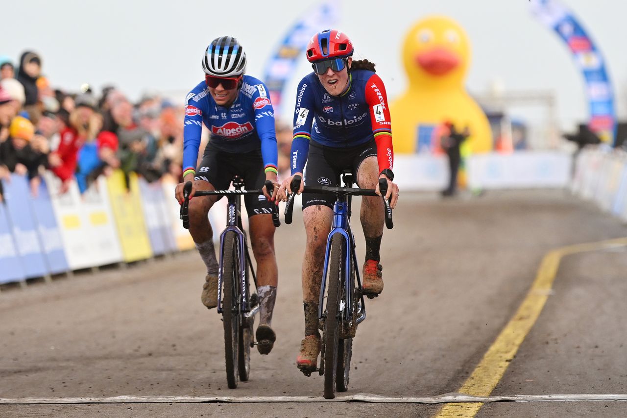 Alvarado and Brand sprint it out for second in Koksijde