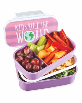 Kids Rule Clip And Close Bento Box