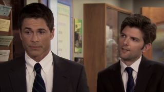 Rob Lowe and Adam Scott on Parks and Recreation
