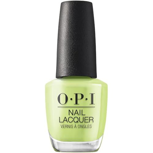Opi Nail Lacquer Summer Monday-Fridays | Opaque Bright Green Crème Chip Resistant Nail Polish | Summer Make the Rules Collection