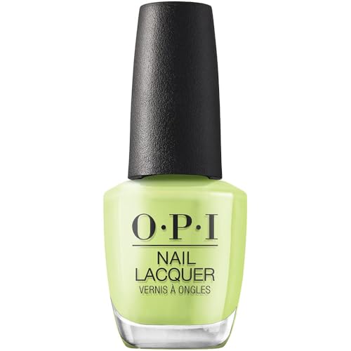 Opi Nail Lacquer Summer​ Monday-Fridays | Opaque Bright Green Crème Chip Resistant Nail Polish | Summer Make the Rules Collection