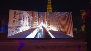 Samsung 105-inch curved UHD 4K TV