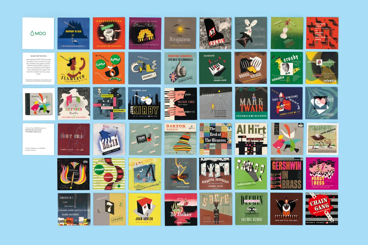 50 Business Cards Celebrate The Father Of Record Sleeve Design 