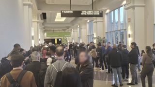 CES 2025 queue