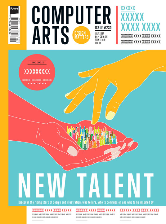 Cover design for CA's New Talent issue by Josh Clarke