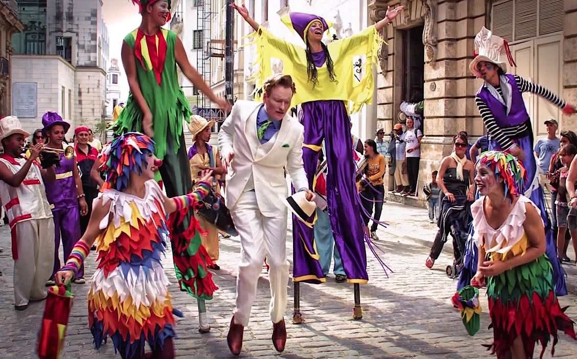 Conan visited Havana... and brought his camera crew