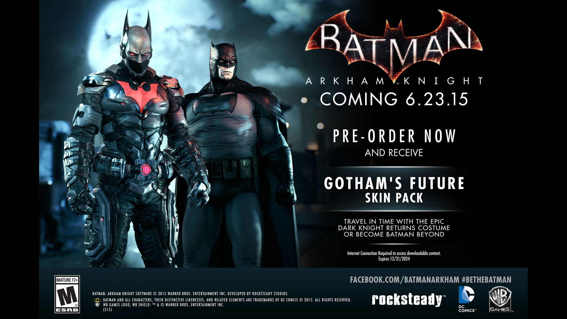 Pre-order Arkham Knight for Batman Beyond and Dark Knight Returns skins |  GamesRadar+