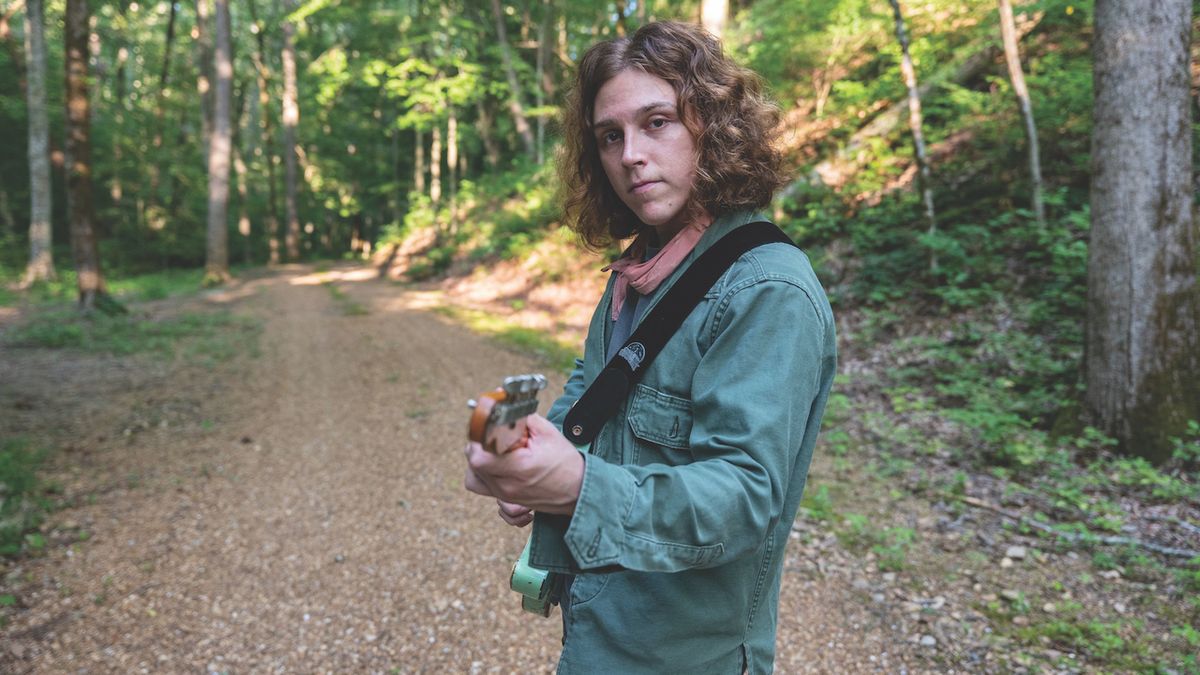 Daniel Donato on a wooded track