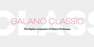 Galano Classic font