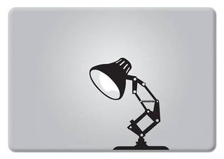 Desk Lamp Macbook decals