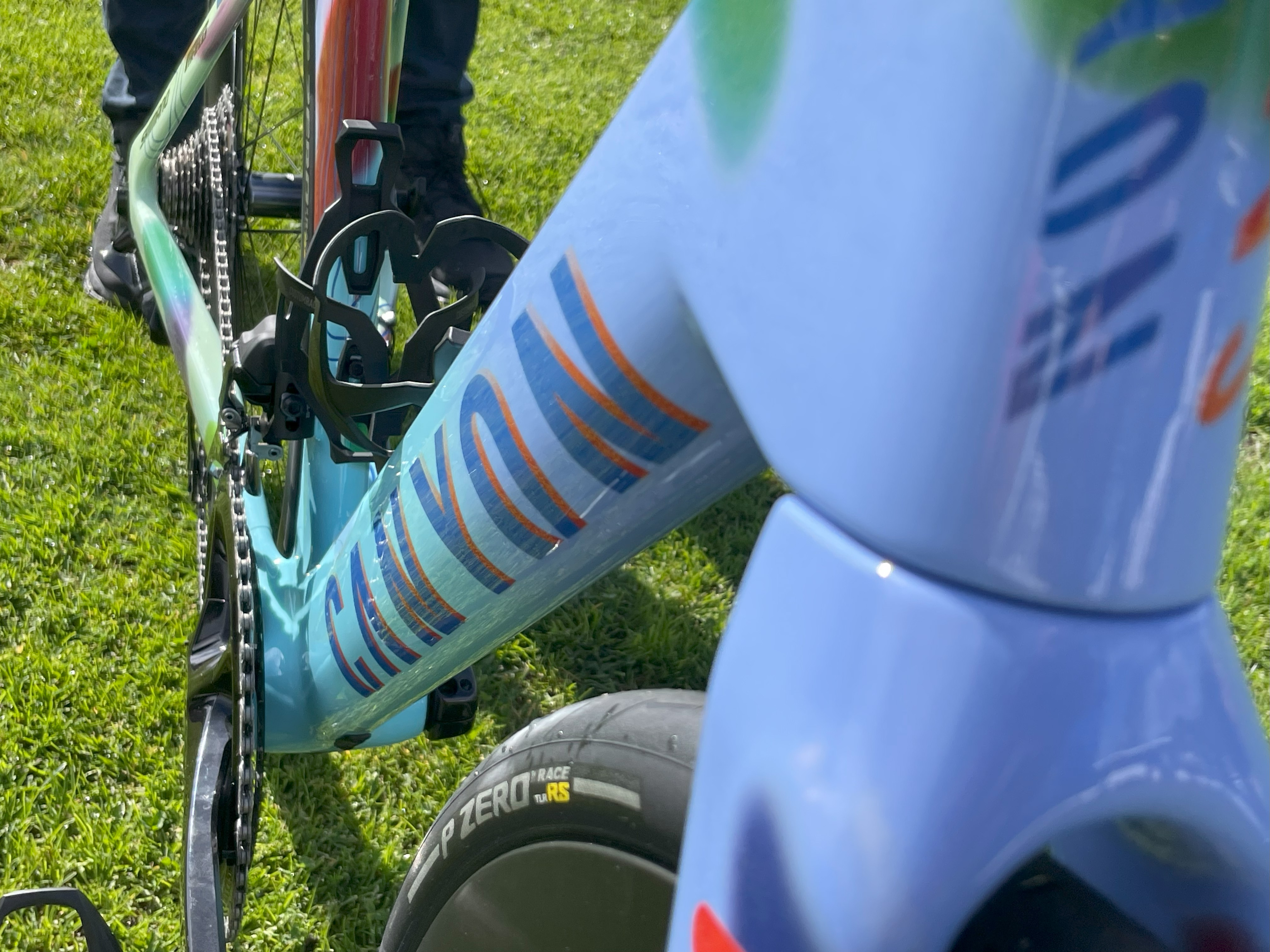 Van der Poel's MyCanyon bike designed my Elena Salmistraro