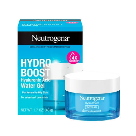 Neutrogena Hydro Boost Water Gel Face Moisturizer Lotion With Hyaluronic Acid, 1.7 Oz