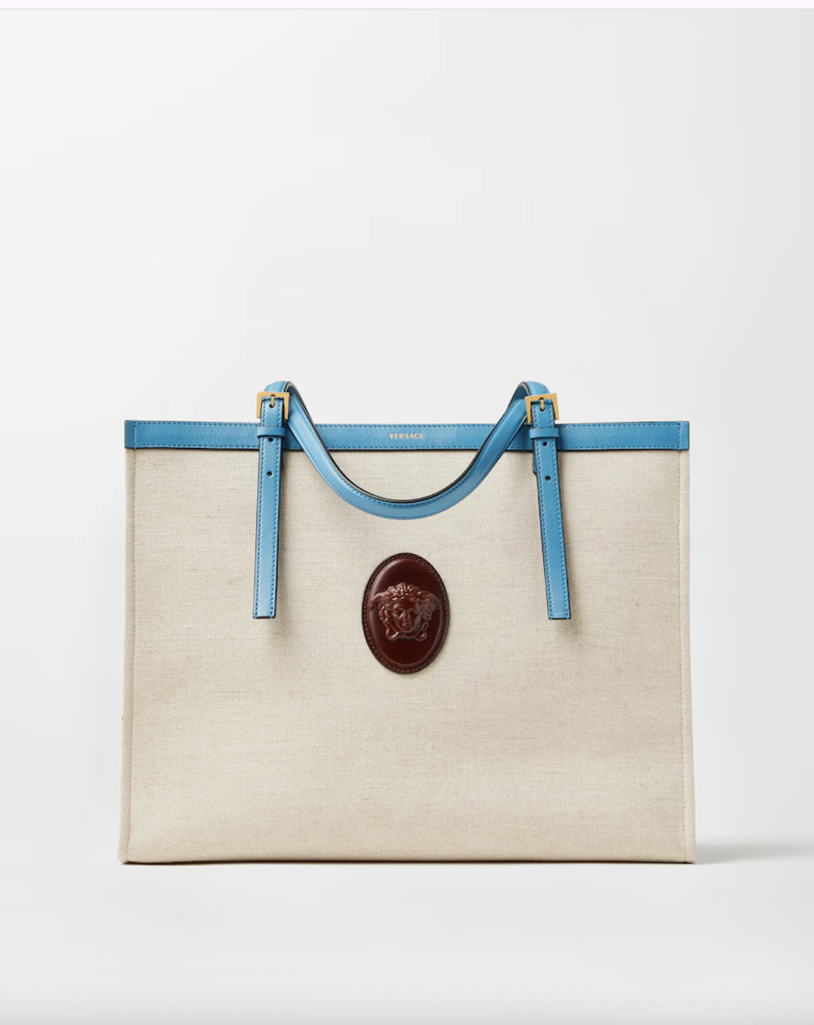 Versace, Rivi&amp;egrave;re Large Canvas Tote