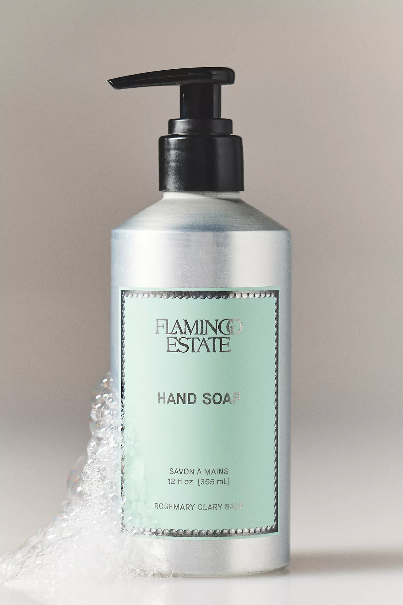 Flamingo Estate Hand Soap with Rosemary Clary Sage Pump