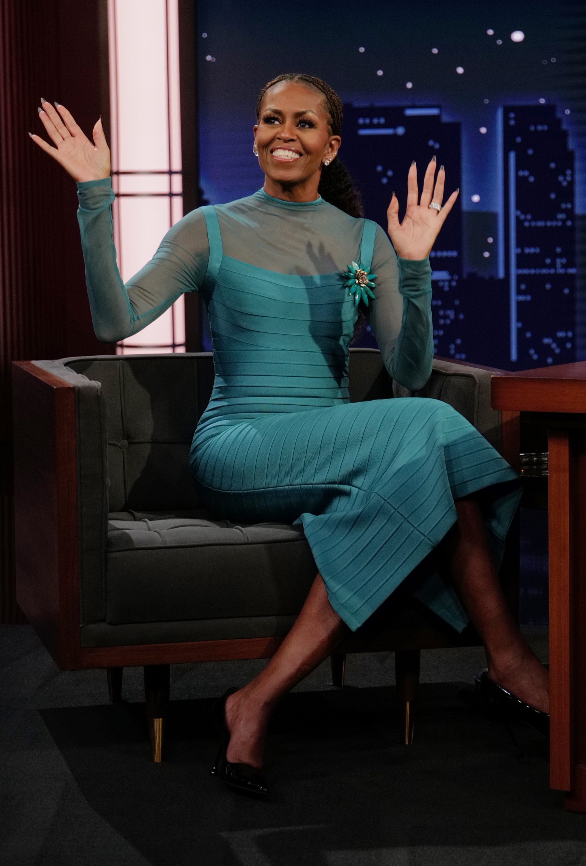Michelle Obama wears Kailua Blue