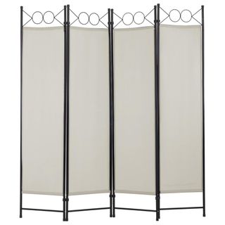 Beige screen divider