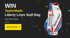 A promo for a TaylorMade Liberty Lines Staff Bag giveaway