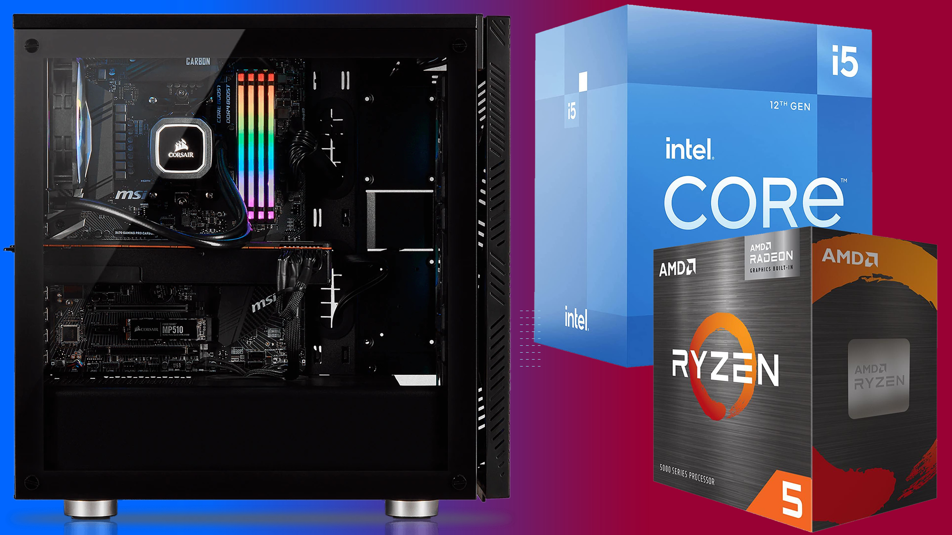 These AMD and Intel gaming PC builds prove you don’t need to break the bank this year