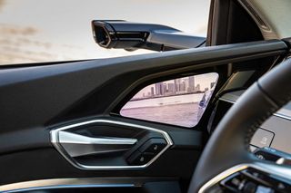 Audi e-tron passenger door controls