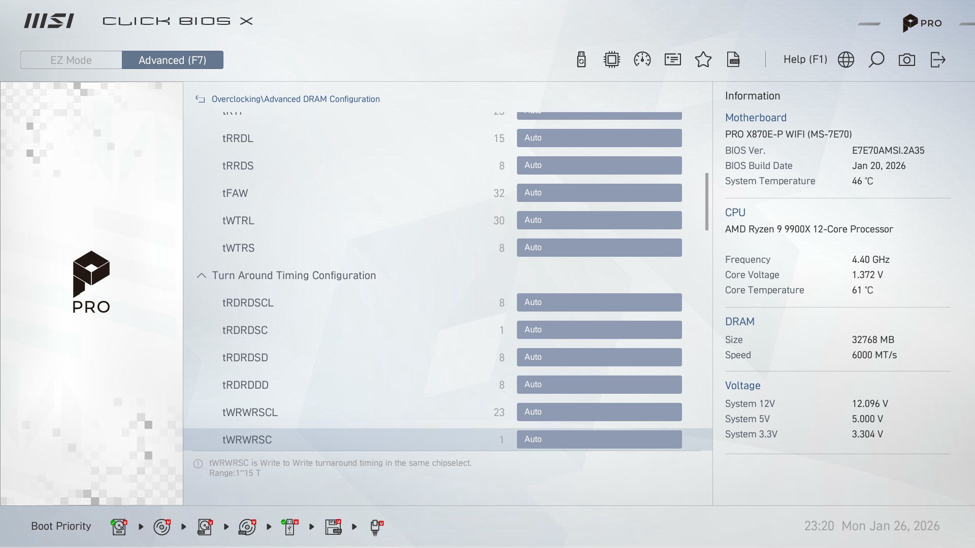 MSI Pro X870E-P Wifi