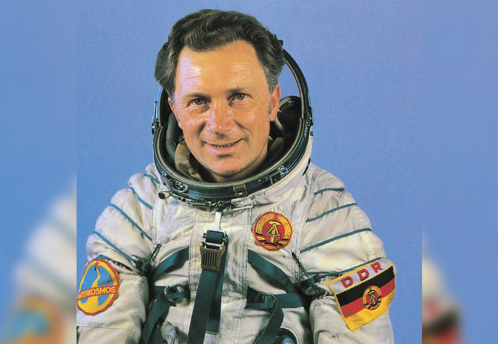 Sigmund J&auml;hn, the first German in space, launched on Aug. 26, 1978 on a Soyuz mission to the Salyut 6 space station as part of the Interkosmos program.