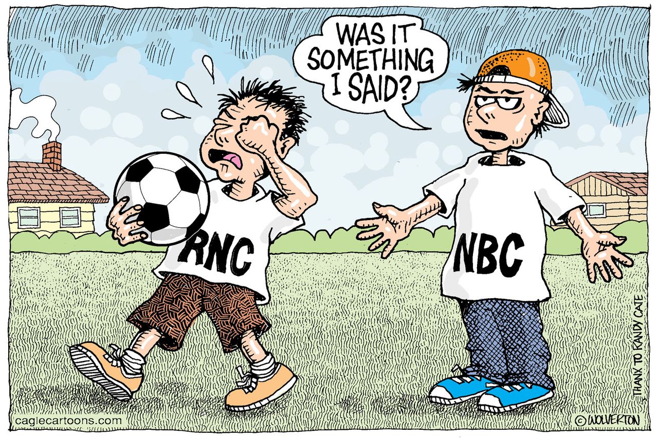 Political cartoon U.S. RNC NBC