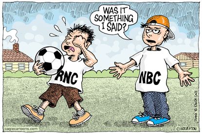 Political cartoon U.S. RNC NBC