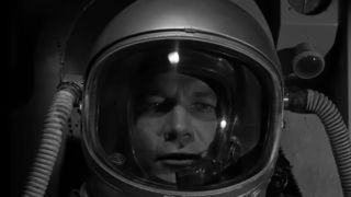 A close up of an astronaut in The Parallel Zone episode