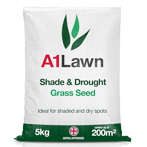 A1 Lawn Shade &amp;amp; Drought Tolerant Grass Seed, Hard Wearing, Fast Growing