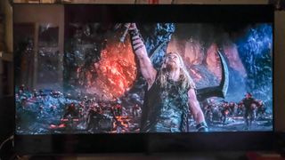 The Roku Streaming Stick 4K streaming Thor: Ragnarok