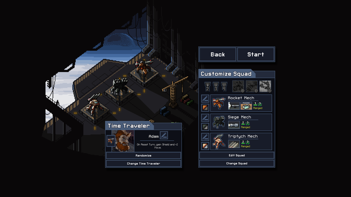 Into the Breach: Advanced Edition screen