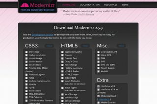 Modernizr assesses browser capabilities regarding CSS animations and transitions