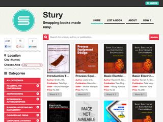 Stury's vertical navigation condenses on smaller screens in an effective and pleasing way