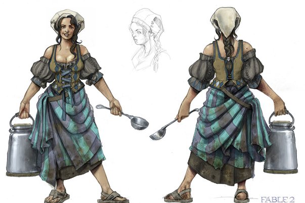 New art: Fable 2 shows us its feminine side | GamesRadar+