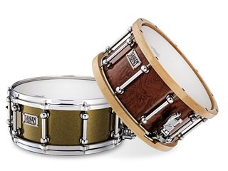 Thin shell and wood hoops make for a deeper, warmer and more open tone