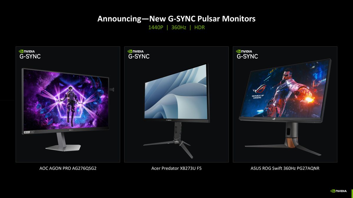 Nvidia presentation image for the Nvidia-MediaTek G-Sync collaboration