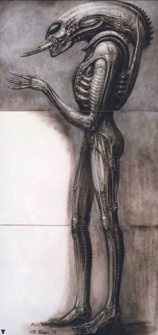 Alien; a xenomorph