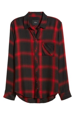 Hunter Plaid Button-Up Shirt