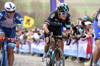 Geraint Thomas in the 2016 Tour of Flanders