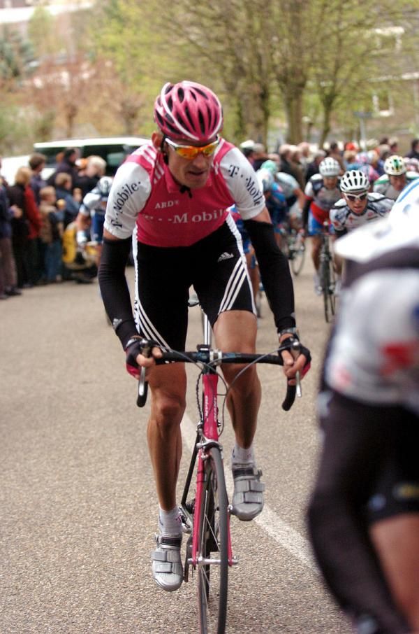 Rolf Aldag now a DS at HTC during his riding days.