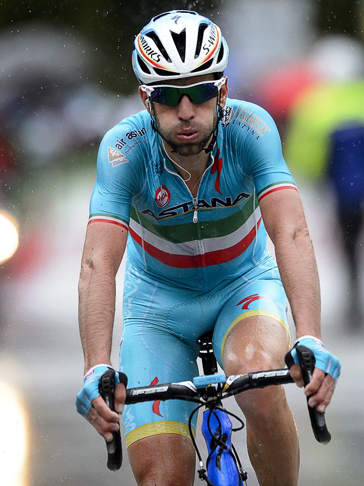Italian champion Vincenzo Nibali (Astana)