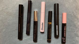 A lineup of Beauty Editor Rhiannon Derbyshire's favourite natural-looking mascaras, including options by Victoria Beckham, Estee Lauder, Glossier, Max Factor, Clinique, Jones Road and e.l.f