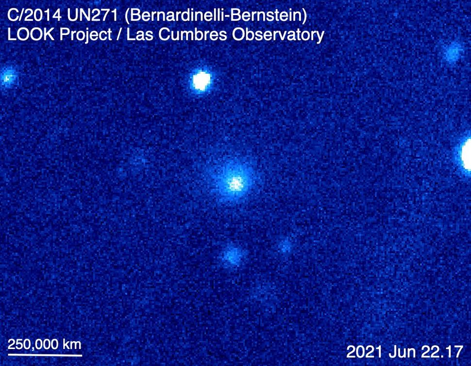 Astronomers spot first activity on giant megacomet beyond Saturn