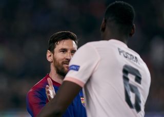 Lionel Messi and Paul Pogba are thought to enjoy a mutual respect