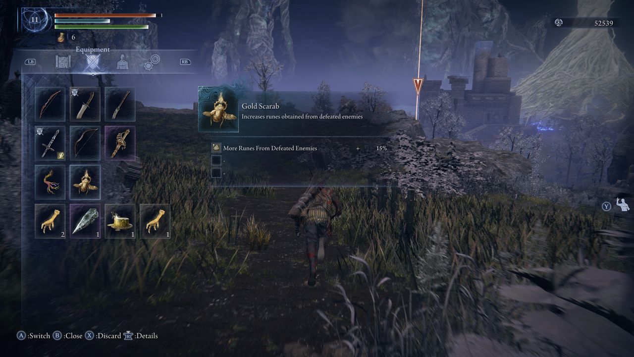 Elden Ring Nightreign rune farm - Gold Scarab