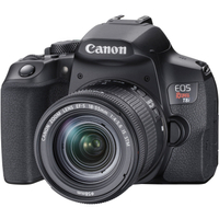 Canon EOS Rebel T8i with 18-55mm lens: $899.99
