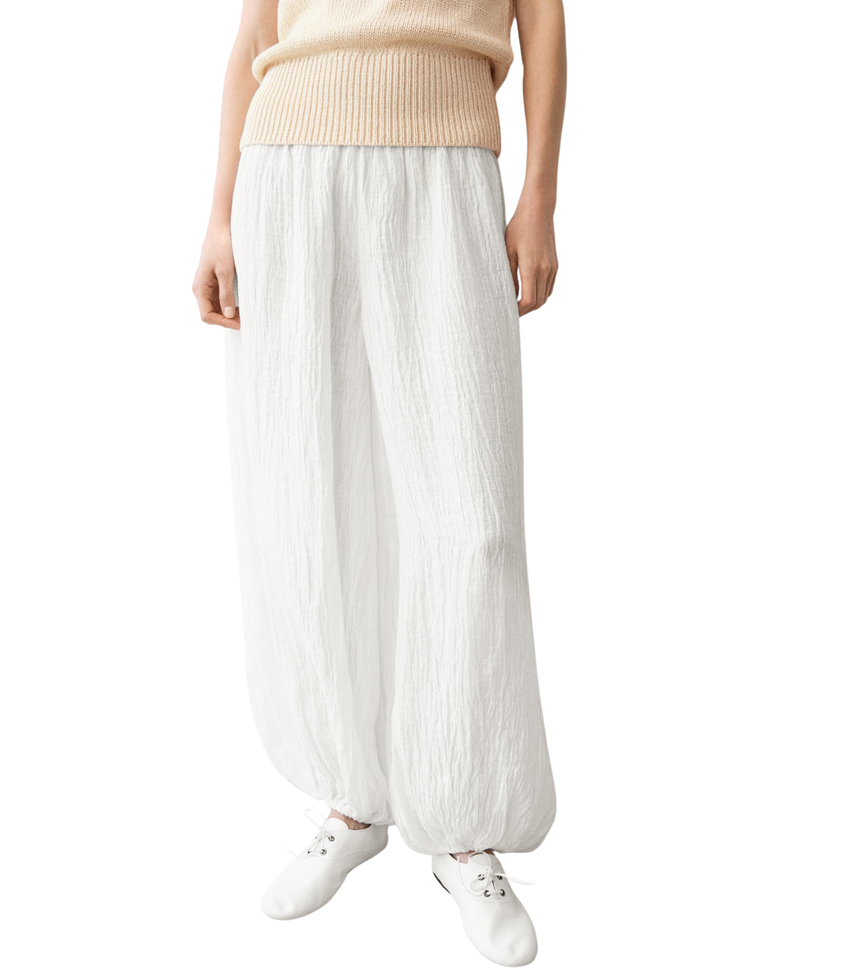 Massimo Dutti, Linen Sarouel Trousers