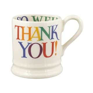 Emma Bridgewater Rainbow Toast Thank You 1/2 Pint Mug