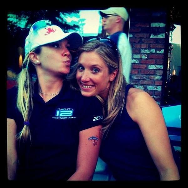 Alison and her sister, Jennifer Tetrick supporting Team2012 at the Cascade Cycling Classic