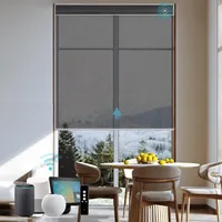 SmartWings 60% Blackout Motorized Light Filtering Roller Shades